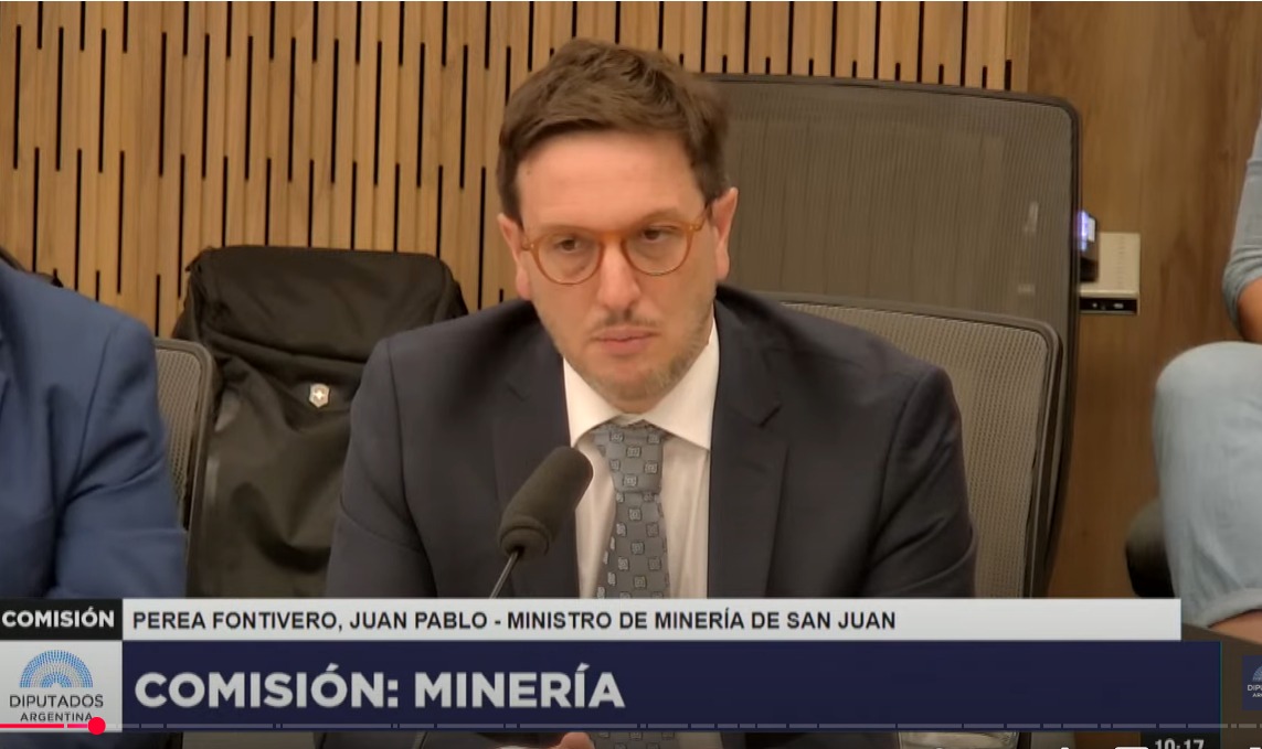 perea y la minería en san juan hay que mostrarla, no esconderla