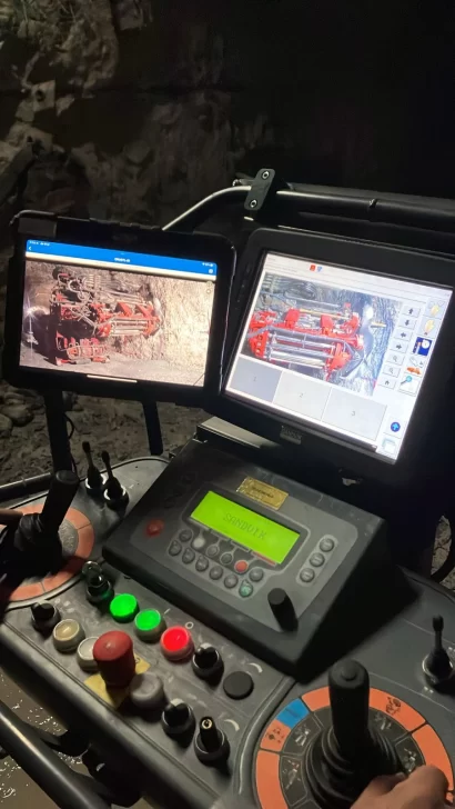 innovación en minería cerro negro estrena perforación a distancia