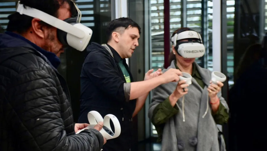 con juegos y realidad virtual el programa para hablar de minería en las escuelas de río negro