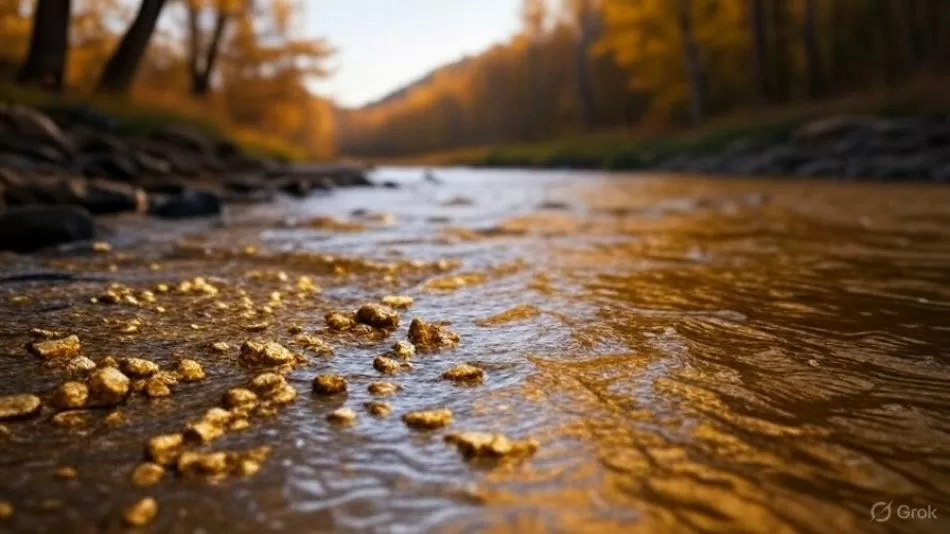 descubrimiento del siglo hallan un río con toneladas de oro y le pertenece todo a un solo país
