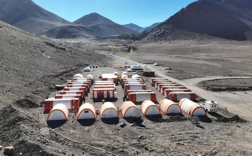 los azules prevé contratar 120 trabajadores para iniciar las primeras obras de la mina de cobre