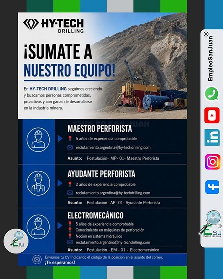 El boom pisa fuerte en Internet: en las redes sanjuaninas, crecieron las ofertas laborales vinculadas a la minería